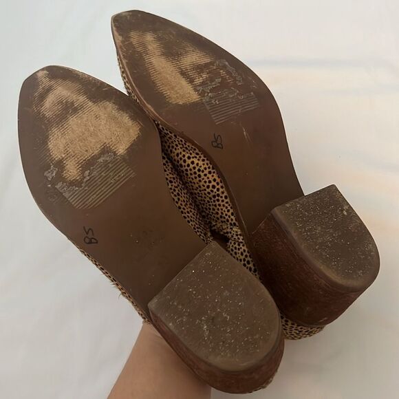 Madewell "The Brady Lowcut Bootie" Spotted Calf Hair size 10 - Picture 10 of 10